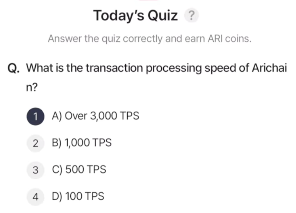 ARI Wallet Daily Quiz Answer 12 July 2025 (AriChain)